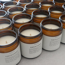 Minimal Amber Jar Soy Candle (4oz, 8oz) | Favors & Wholesale