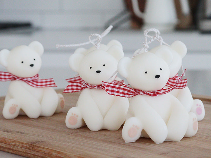 Baby Bear Pillar Soy Candle