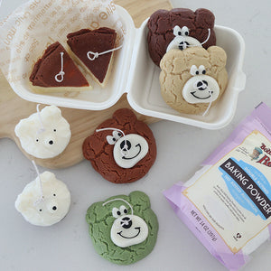 Set of 20 Bear Cookie Soy Candle