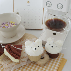 Set of 20 Bear Muffin Soy Candle