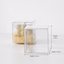 Premium Clear Cube Gift Box – Set of 10