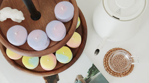 Set of 4 Macaron Soy Candle