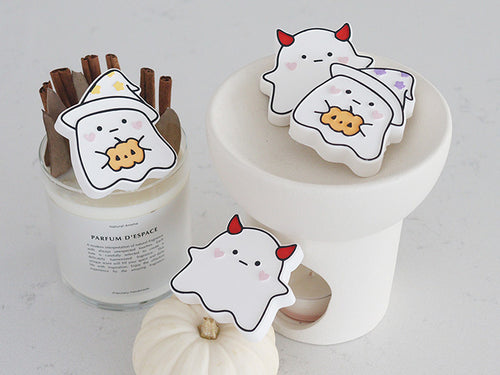 Halloween Ghost Car Air Freshener,Halloween Casper,Pumpkin and Devil Ghost