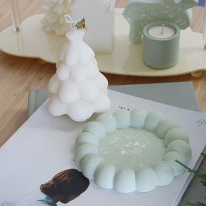 Christmas Tree Soy Candle&Terrazzo Tray Set (2Type Tray)