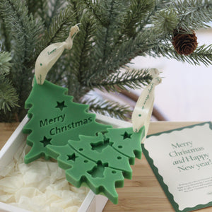 Christmas Tree Wax Tablet,Scented Sachets,Ornament (2 Design)