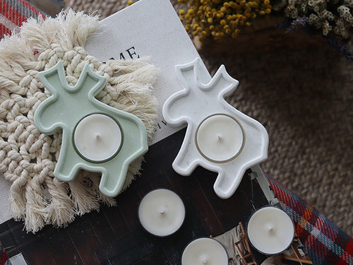 Rudolph Terrazzo Tea light Holder with 5 Tea Light Candle