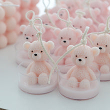 Set of 20 Baby Bear Tealight Soy Candle Favor
