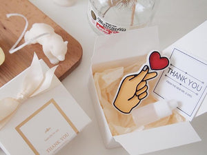 Set of 20 Heart Car Air Freshener Favor with 5ml refill oil