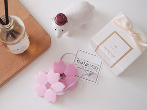 Set of 10 Cherry Blossom Pearl Goat Milk&Shea Butter Soap Favor
