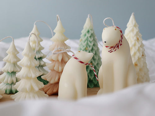 Mommy and Baby Polar Bear Soy Candle