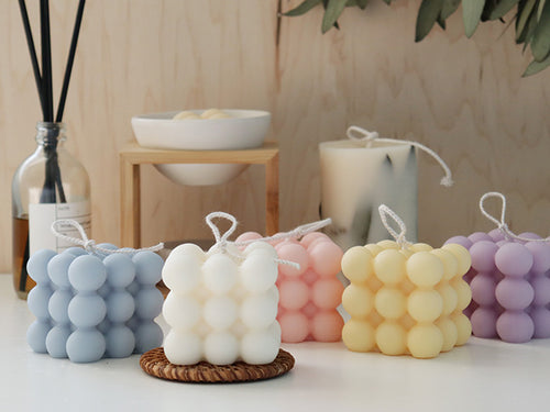 Cube Pillar Soy Candle