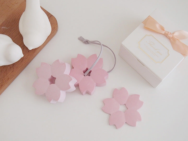Set of 20 Pink Cherry Blossom Air Freshener Favor