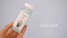 Set of 10 Mint Clear PET Bottle Bath Salt Favor