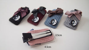 knit hair clips Knit Hair Clip