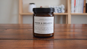 8oz Amber JAR Soy Candle