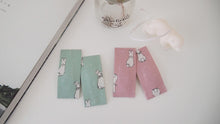 Rabbit Fabric hair clip