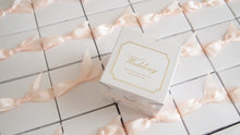 Set of 10 White Pudding soy candle favor