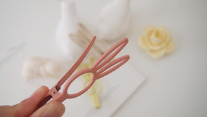 Set of 3 Bunny Girls Hair clip claw