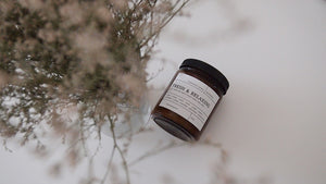 8oz Amber JAR Soy Candle