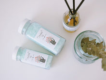 Set of 10 Mint Clear PET Bottle Bath Salt Favor