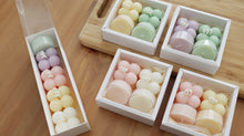 Set of Mini Cube Pillar Soy Candle with Soy Tealights