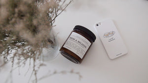 8oz Amber JAR Soy Candle