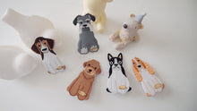 Embroidery Doggy Girls Hair clip claw