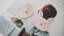 Bear&Rabbit leather hair clip