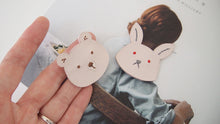 Bear&Rabbit leather hair clip