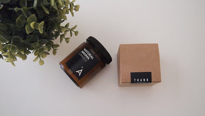 8oz Amber JAR Soy Candle