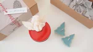 Christmas Gift Set (Soy Candle,Tealight,Soy Ornament)