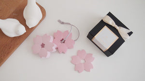 Set of 20 Pink Cherry Blossom Air Freshener Favor
