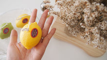 Set of 10 Lemon Pillar Soy Candle Favor