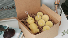 100% Beeswax 1 Honey Bear & 6 tealight candle Set