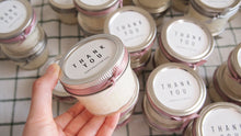 Set of 10 "Simple Thank you" Soy Candle Favor