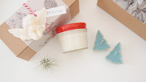 Christmas Gift Set (Soy Candle,Tealight,Soy Ornament)