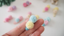 Set of 3 PomPom Hair Clip