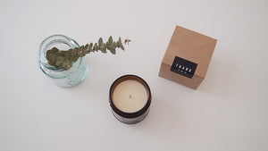 8oz Amber JAR Soy Candle