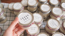 Set of 10 "Simple Thank you" Soy Candle Favor