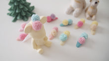 Set of 3 PomPom Hair Clip