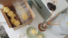 100% Beeswax 1 Honey Bear & 6 tealight candle Set