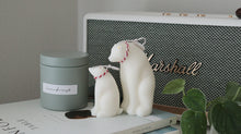 Polar bear Pillar Soy Candle with 8oz Soy Candle Gift Box