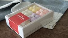 Set of Mini Cube Pillar Soy Candle with Soy Tealights