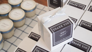 Set of 20 Mint to be Soy Candle Favor