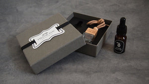 Wooden Car Diffuser (with 10ml refill oil)
