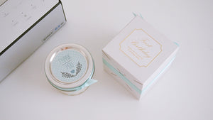 Set of 20 Mint to be Soy Candle Favor