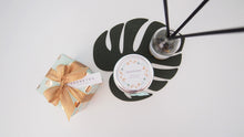 Set of 20 Mint&Gold Soy candle with gift-wrap
