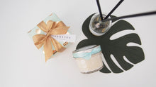 Set of 20 Mint&Gold Soy candle with gift-wrap