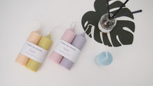 Set of 2 Cylinder/Dome Pillar Soy Candle