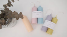 Set of 2 Cylinder/Dome Pillar Soy Candle